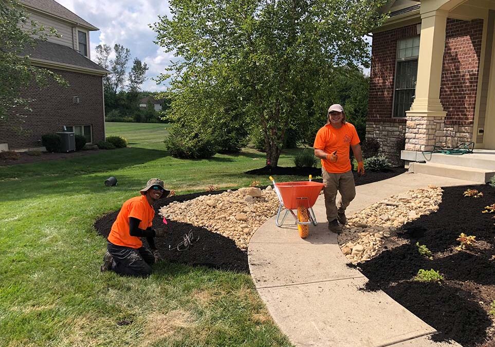 Fall Landscaping Cleanup in Springboro, OH